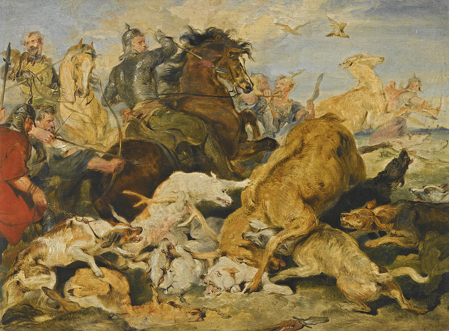 The Hunting of Chevy Chase Painting by Edwin Landseer