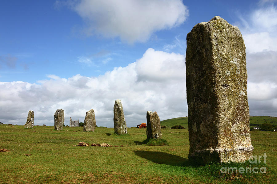 The Hurlers Stone Circle Bodmin Moor Cornwall Photograph by James Brunker