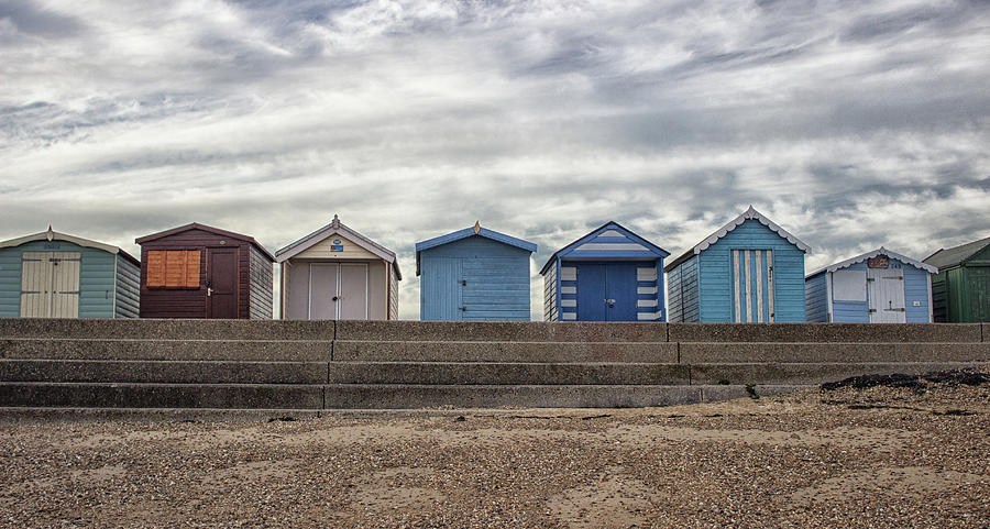 Winter Photograph - The Huts by Martin Newman