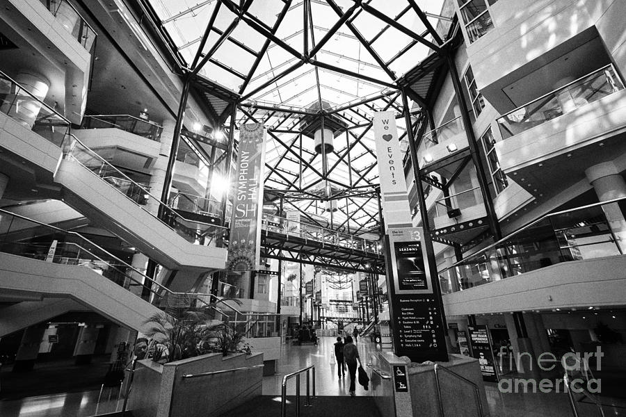 City Photograph - The ICC and symphony hall interior atrium Birmingham UK by Joe Fox