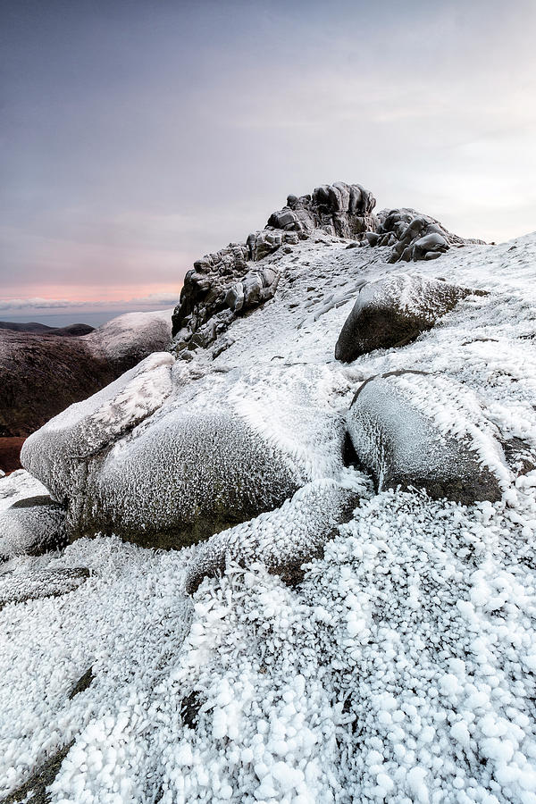 Landscapes Photograph - The Ice Queen Returns, North Tor Slieve Bearnagh by Glen Sumner Landscapes Photograph - The Ice Queen Returns, North Tor Slieve Bearnagh by Glen Sumner