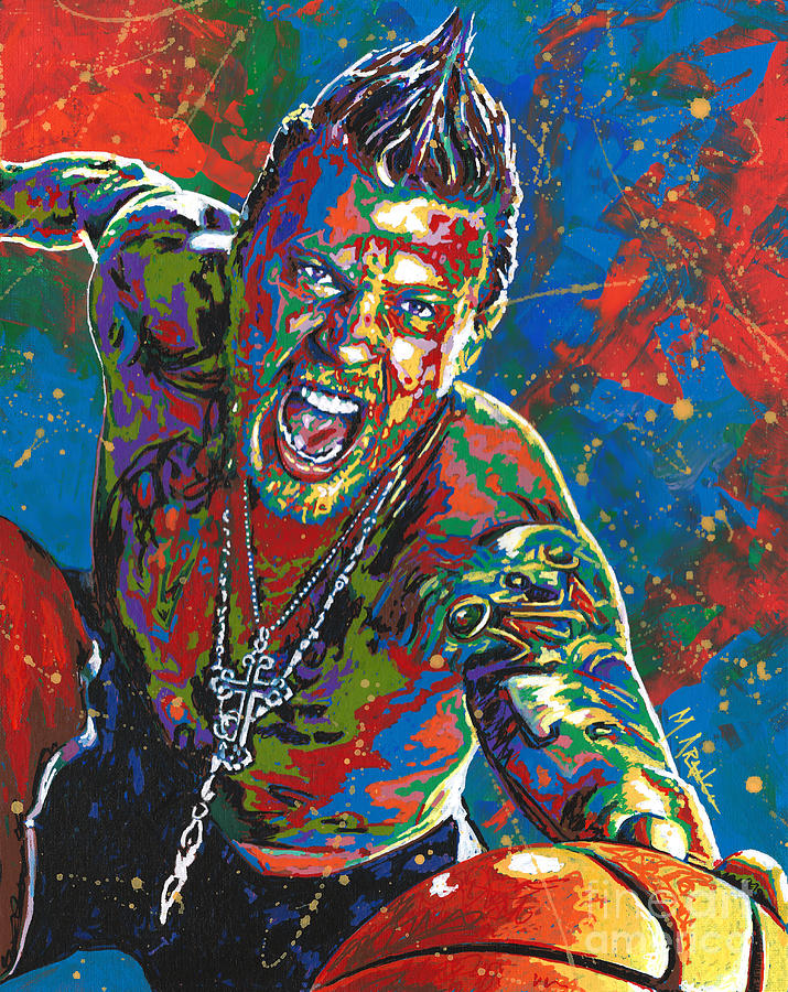 Chris Andersen Painting - The Illustrated Man by Maria Arango