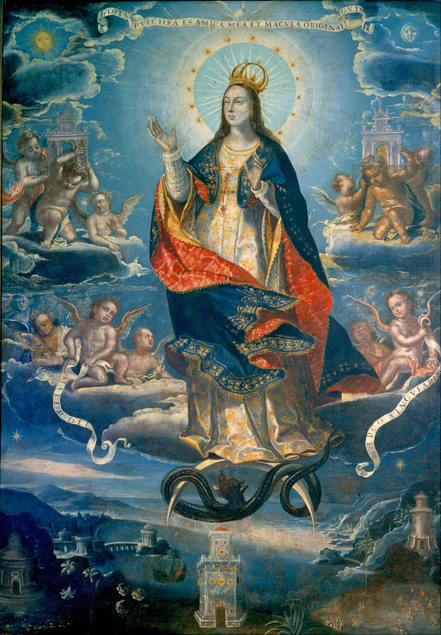 The Immaculate Conception Painting by Baltasar de Echave Ibia