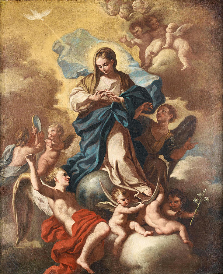 The Immaculate Conception Painting by Paolo de Maio