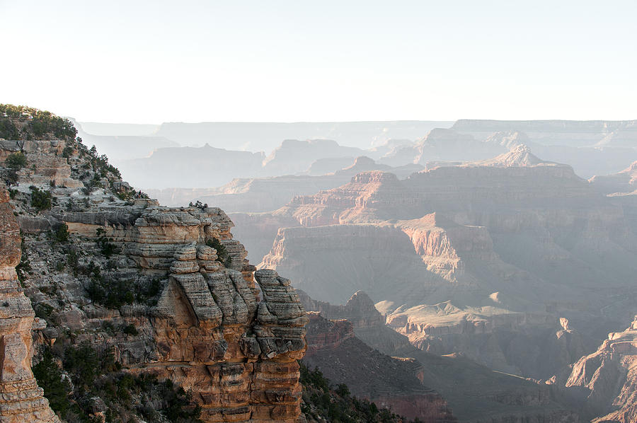 Grand Canyon National Park Photograph - the Impressive Grand Canyon at sunset by Wim Slootweg