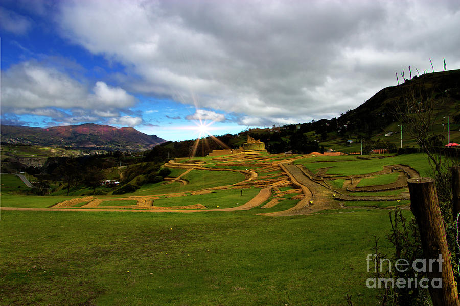 The Inca-Canari Ruins At Ingapirca Photograph by Al Bourassa
