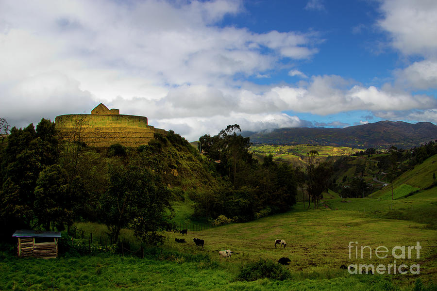 The Inca-Canari Ruins At Ingapirca V Photograph by Al Bourassa
