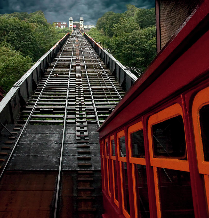 The Duchesne Incline - Pittsburgh, Pennsylvania Photograph by Mitch Spence