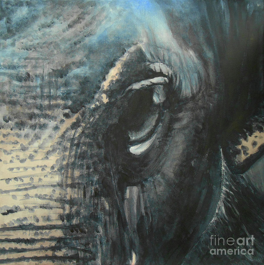 The Incredible - Elephant 4 Painting by Jane See