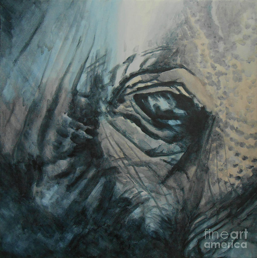 The Incredible - Elephant Painting by Jane See