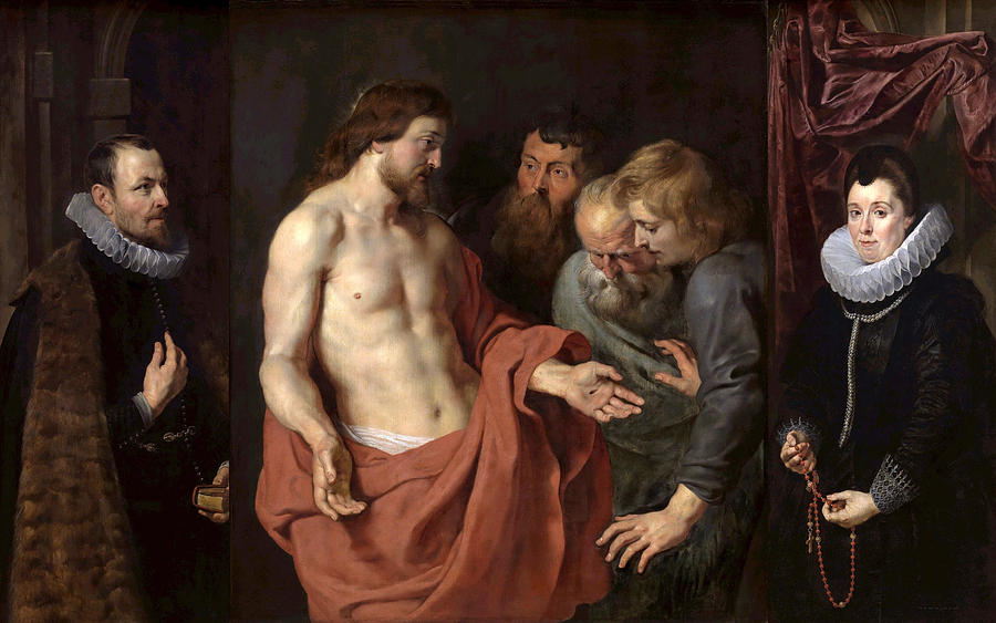 The Incredulity of St Thomas Painting by Peter Paul Rubens