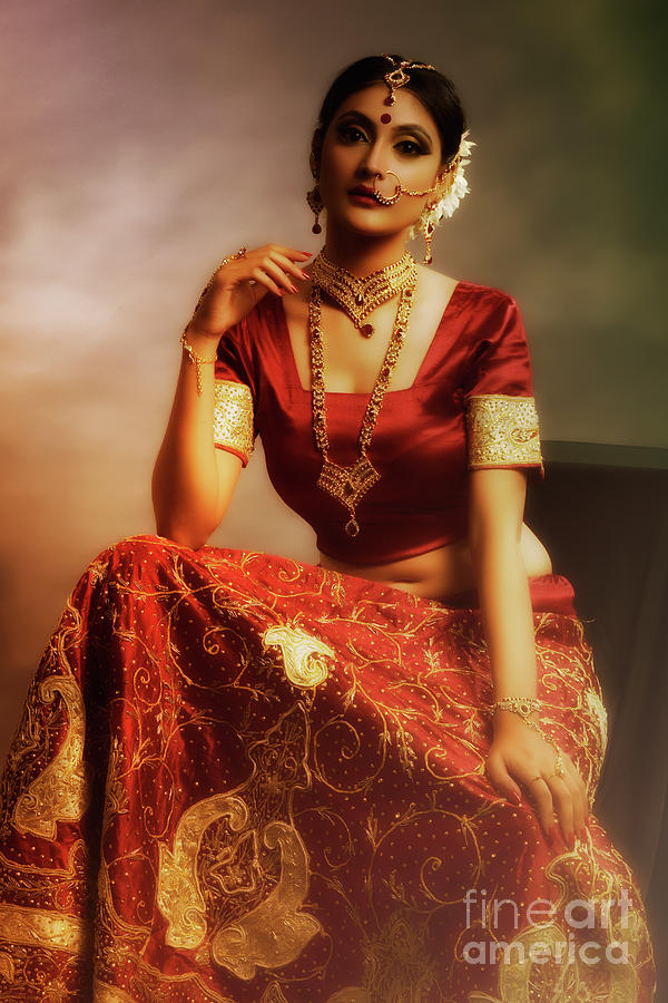 The Indian Bride Photograph by Kiran Joshi