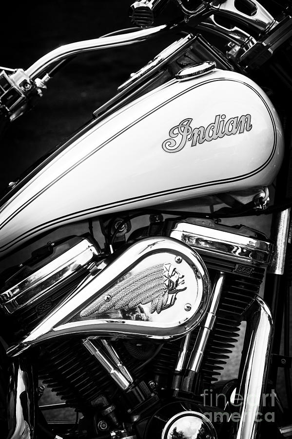 The Indian Scout Monochrome Photograph by Tim Gainey