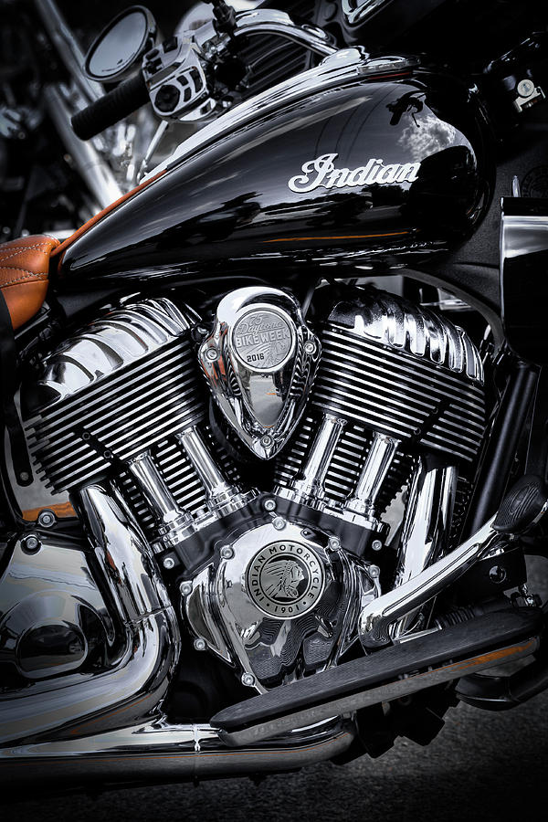 The Indian Springfield Motorcycle Photograph by David Patterson