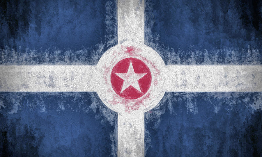 The Indianapolis Flag Digital Art by JC Findley