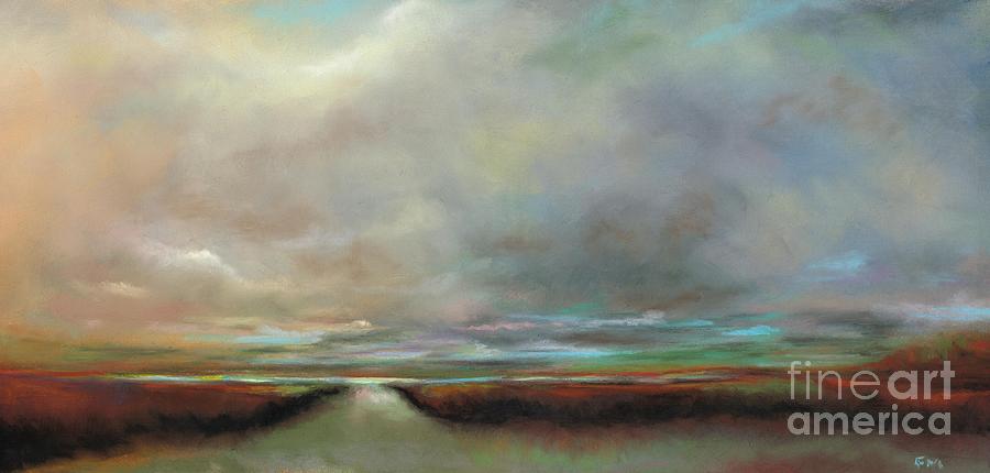 Landscape Painting - The Inlet by Frances Marino