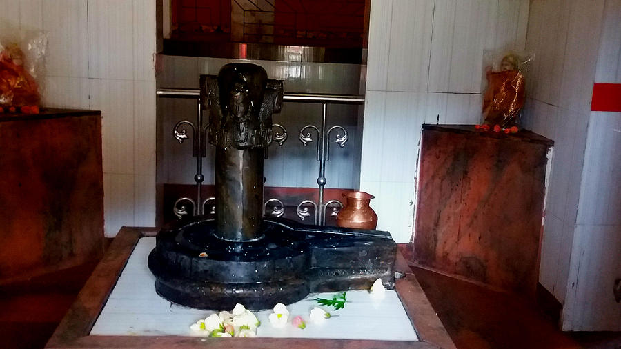 The inside of Shiva temple Photograph by Nilu Mishra