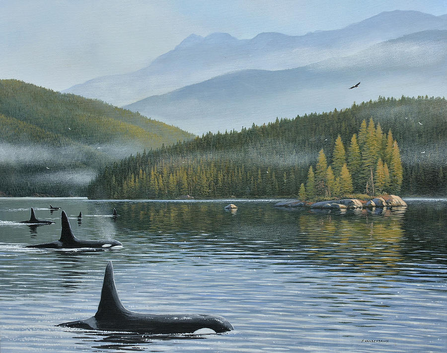 The Inside Passage Painting by Jake Vandenbrink