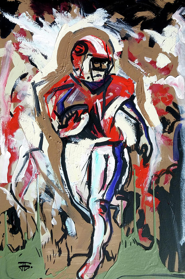 The interception Painting by John Gholson