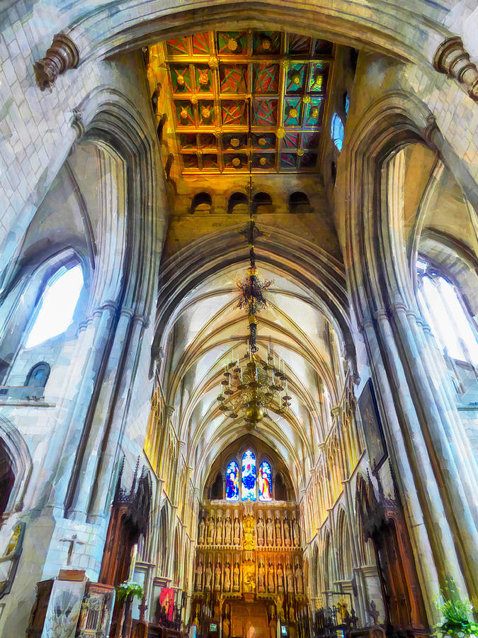 The Interior of the Southwark Cathedral  Photograph by Steve Taylor