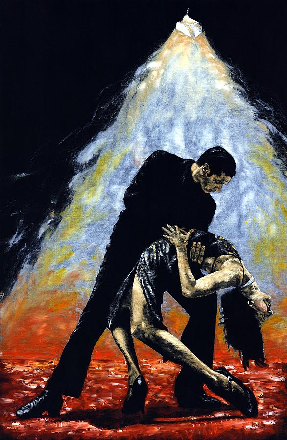 Tango Painting - The Intoxication of Tango by Richard Young