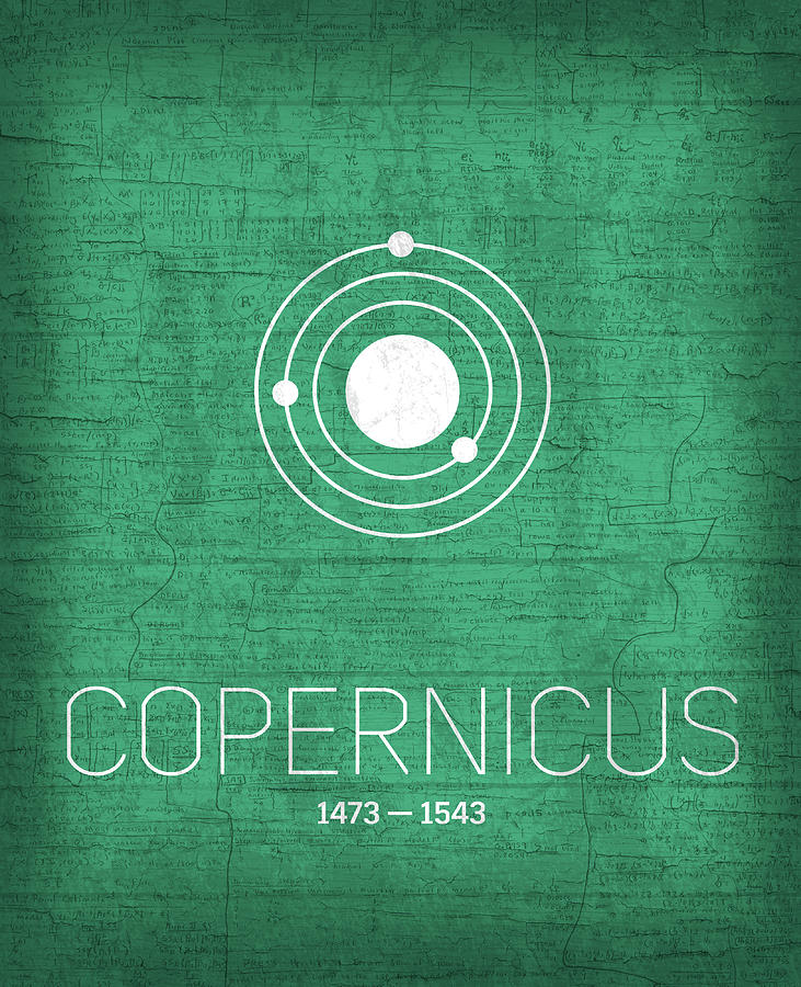Planet Mixed Media - The Inventors Series 001 Copernicus by Design Turnpike