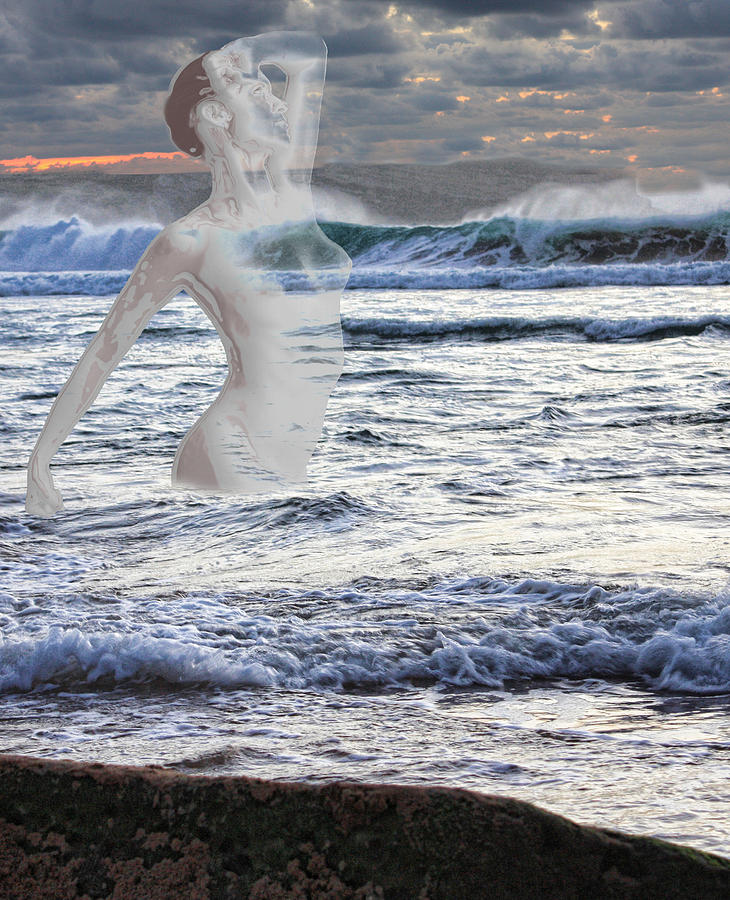 The invisible woman bathing Photograph by Angel Jesus De la Fuente
