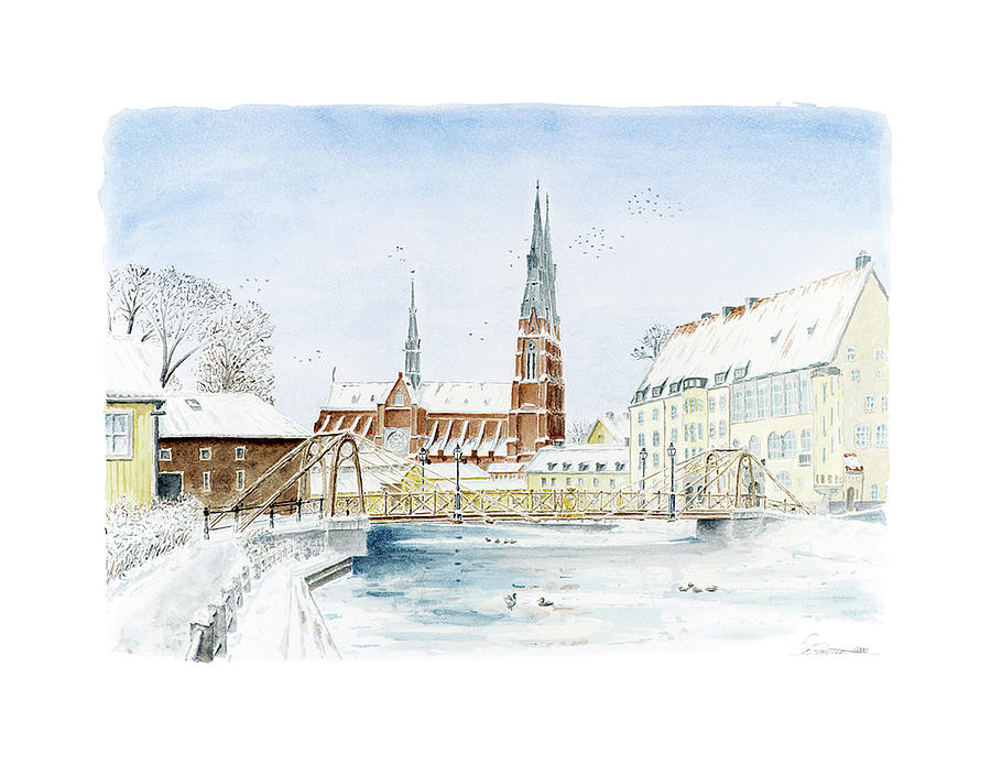The Iron Bridge Painting by Torbjorn Swenelius