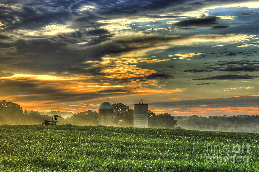 The Iron Horse New Corn Sunrise 2 Photograph by Reid Callaway