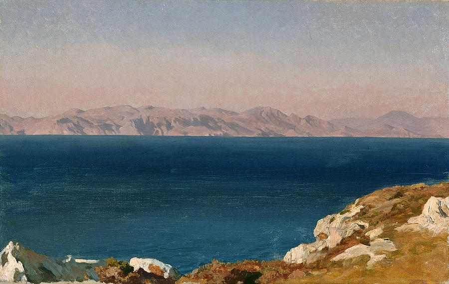 Frederic Leighton Painting - The Isle of Chios by Frederic Leighton