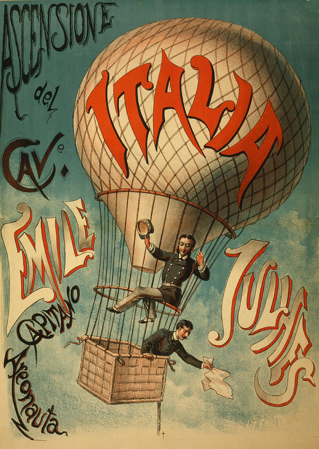 The Italia Ascensione Drawing by Vintage Pix