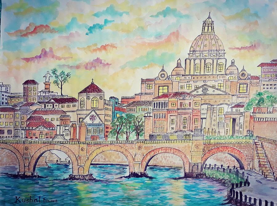 The Italian Beauty Drawing by Kushal Dhurve - Fine Art America