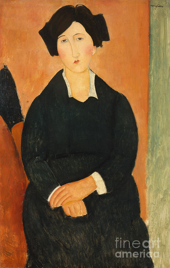 The Italian Woman, 1917  Painting by Amedeo Modigliani