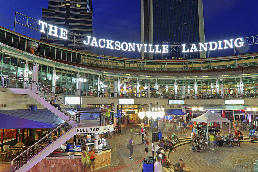 The Jacksonville Landing - Florida - JazzFest Photograph by Jason Politte