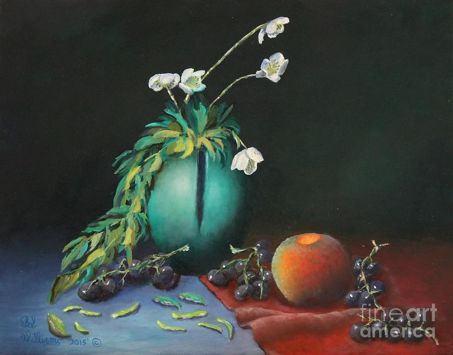 The Jade Vase and Jasmine Painting by Bob Williams