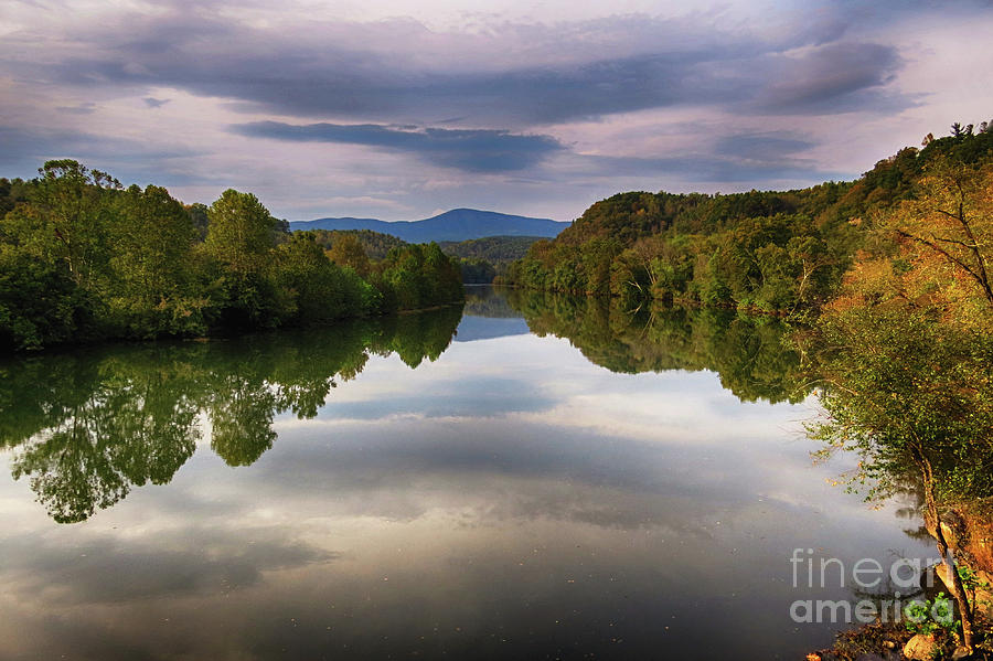The James River Reflection Photograph by Dawn Gari