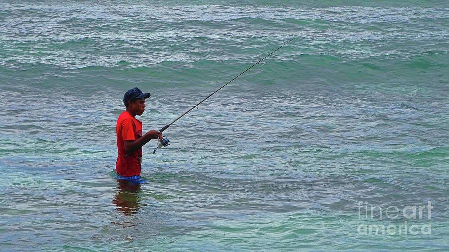 The Jayapura Fisherman Photograph by Eunice Warfel