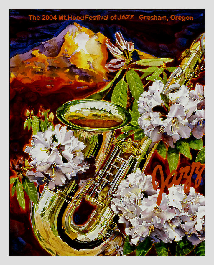 Jazz Painting - The Jazz Poster That Never Was by Mike Hill