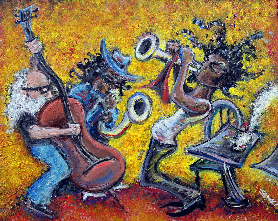 The Jazz Trio Painting