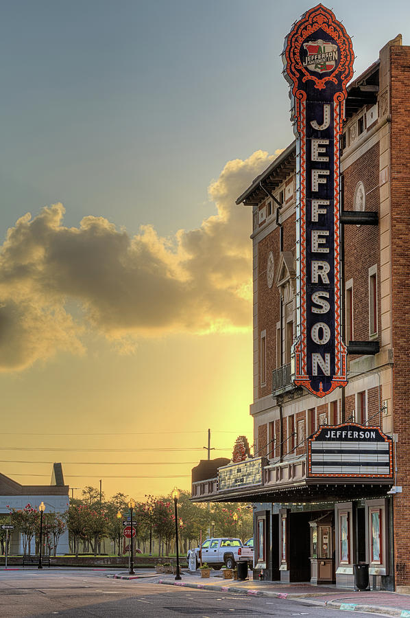 The Jefferson Theater in Beaumont Texas Photograph by JC Findley