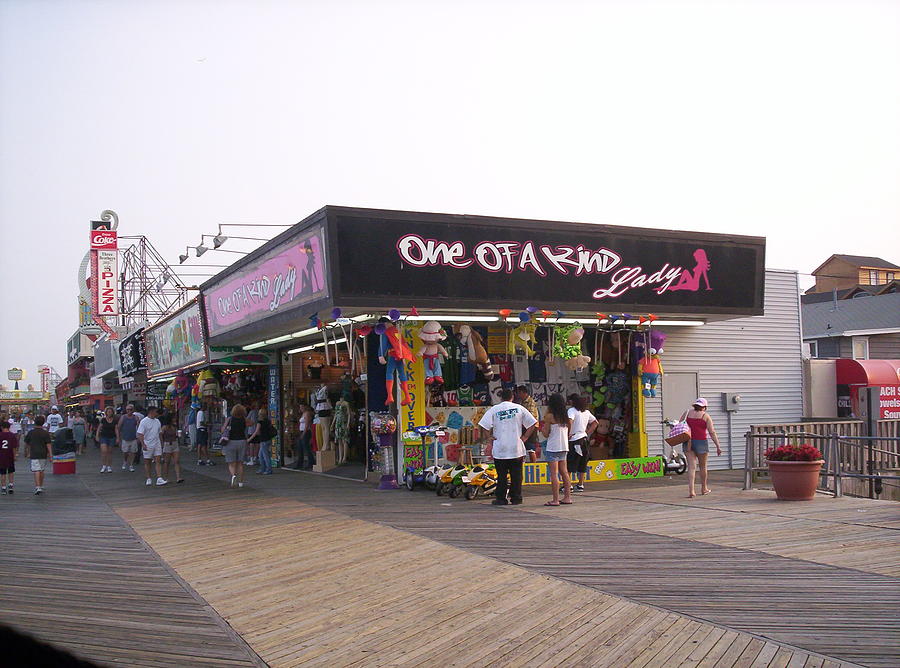 The Jersey Boardwalk at Seaside NJ Photograph by Bob Palmisano - Fine ...