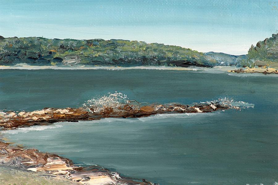 Jetty Painting - The Jetty by Mimi Schlichter Jetty Painting - The Jetty by Mimi Schlichter