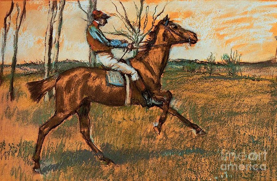 The Jockey Painting