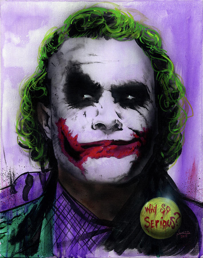 The Joker Painting - The Joker 2 by Luis Navarro