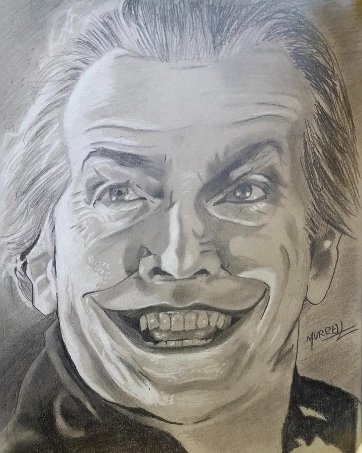 The Joker Drawing by Daniel Murrell - Fine Art America
