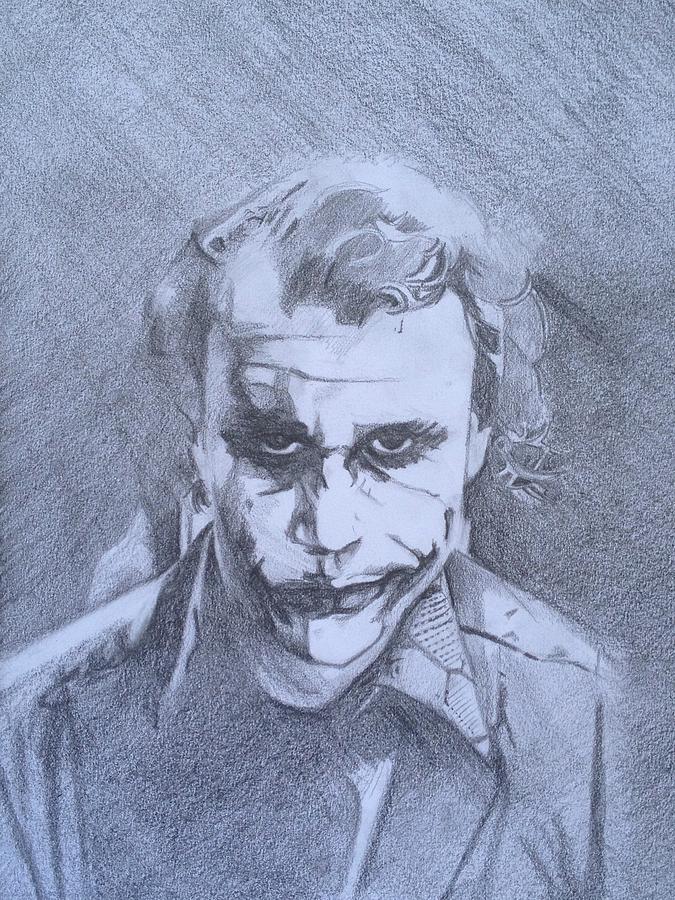 The Joker Drawing by dreamArts7