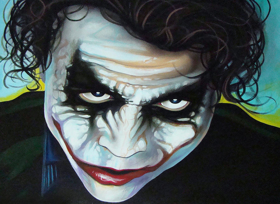Batman Movie Painting - The Joker by Joshua South