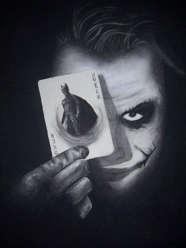 The Joker Drawing by Kayla Speed
