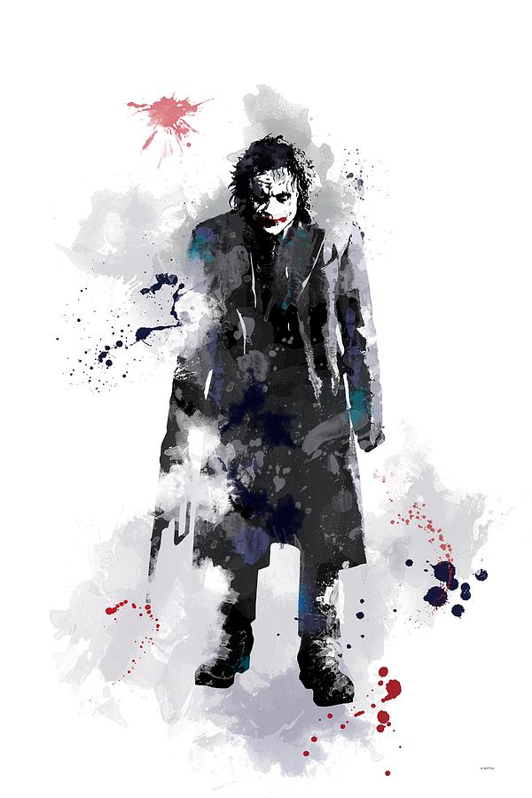 The Joker Digital Art by Marlene Watson