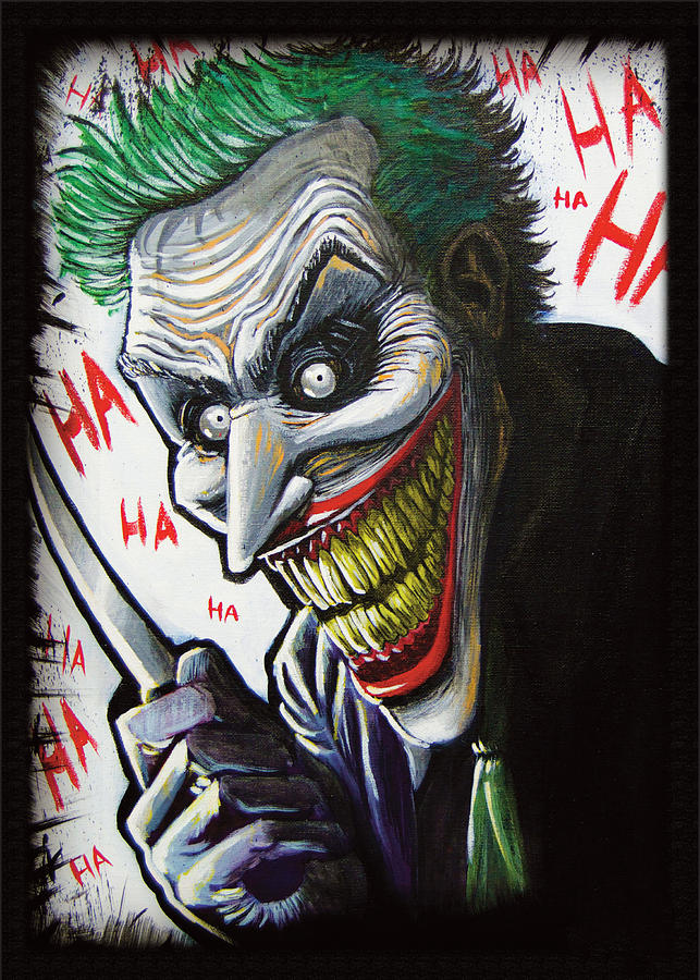 The joker Painting by Matthew Tillett - Fine Art America